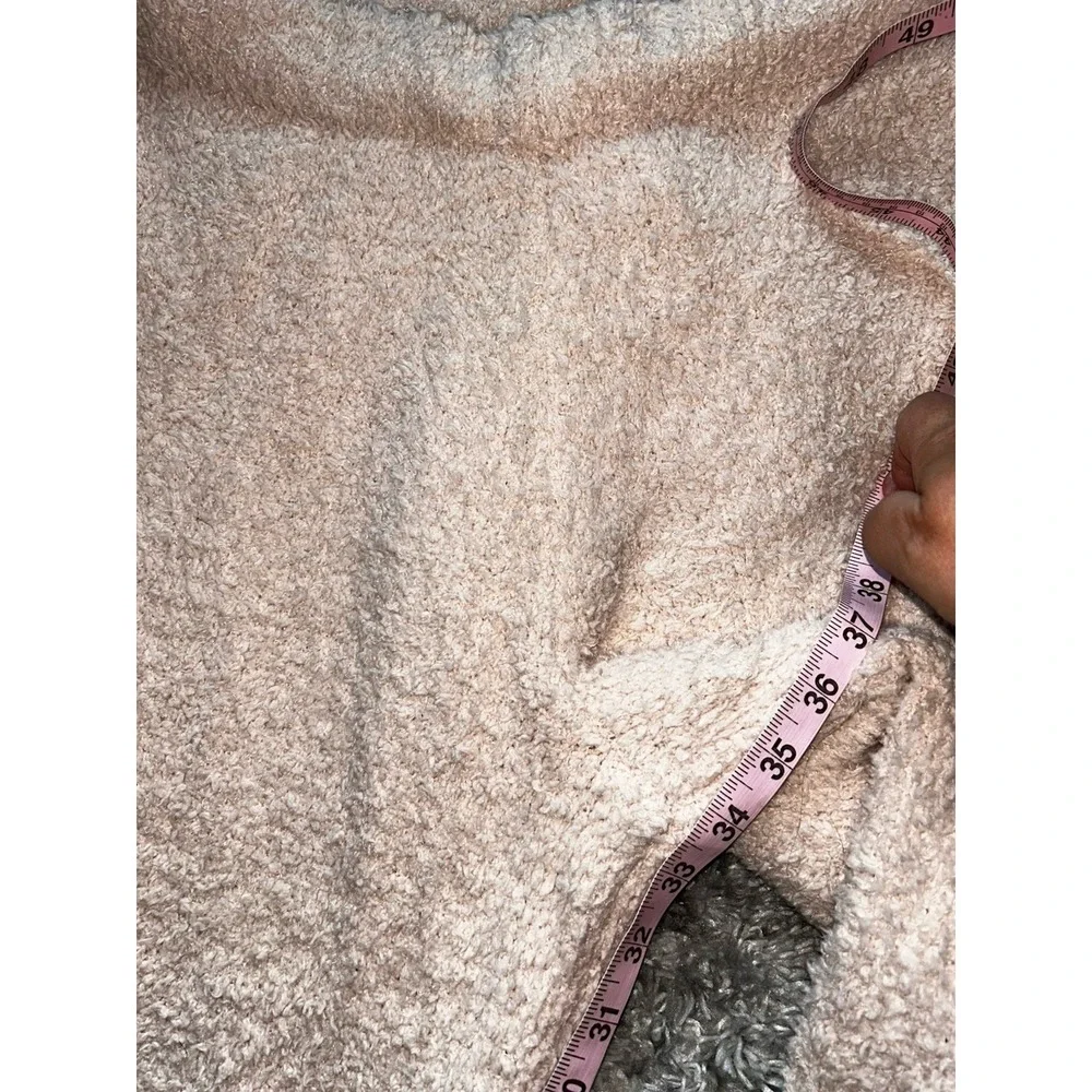 Skims Cozy Knit Jogger Lounge Pant Pink Large XL Soft Teddy Warm Womens‎
